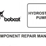Bobcat Hydrostatic Pump Component Service Repair Manual