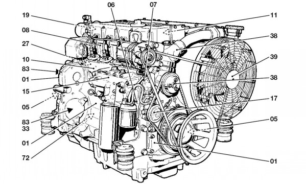 DEUTZ Istruzioni Per L'Uso Deutz Motore 1012/1013 Supporto 03/1994 