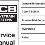 JCB SD55 Power Track Pod High Pivot Mount Service Repair Manual