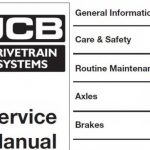 JCB PD40 Axles Service Repair Manual