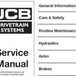 JCB SD55-3 Piece Axles Service Repair Manual