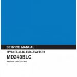 KOBELCO MD240BLC HYDRAULIC EXCAVATOR Service Repair Manual