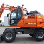 Daewoo Doosan DX140W DX160W Wheel Excavator Operator and Maintenance manual