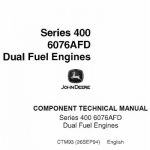 John Deere Series 400 6076AFD Dual Fuel Engines Service Repair Manual (ctm93)