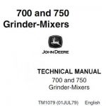 John Deere 700 and 750 Grinder-Mixers Service Repair Manual (tm1079)