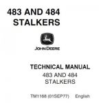 John Deere 483 and 484 Stalkers Service Repair Manual (tm1168)
