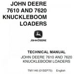 John Deere 7610 and 7620 Knuckleboom Loaders Service Repair Manual (tm1146)
