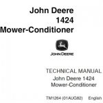 JOHN DEERE 1424 MOWER-CONDITIONER Service Repair Manual (tm1264)