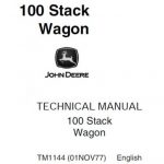 John Deere 100 Stack Wagon Service Repair Manual (tm1144)